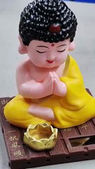 Lucky Solar Laughing Buddha Idol Unboxing  Fan   Ingot Review