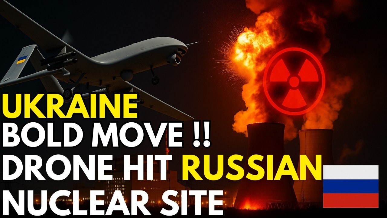 Ukrainian Drone Hits Russian Nuclear Plant in Shocking Overnight Strike