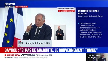 Discours de rentrée: "Tout le monde va participer, choisir de ne rien faire c'est une condamnation", déclare le Premier ministre