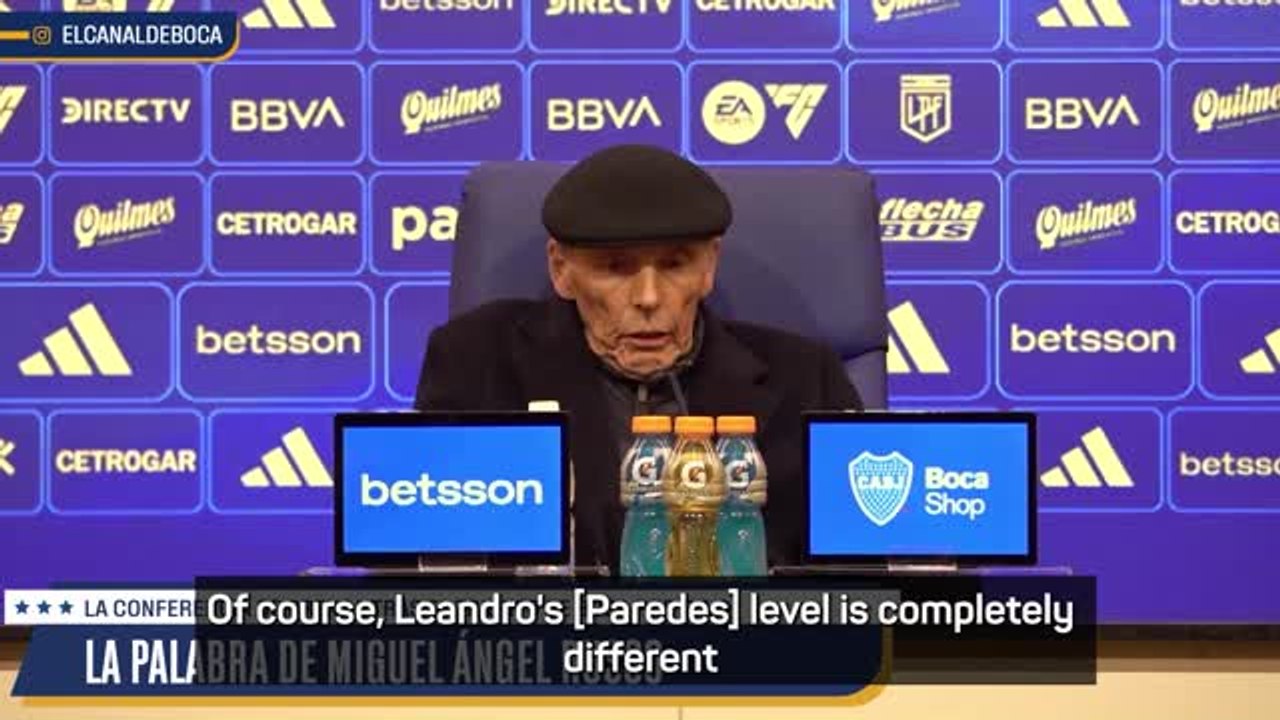 'He's a leader' - Russo's praise for Boca new boy Paredes