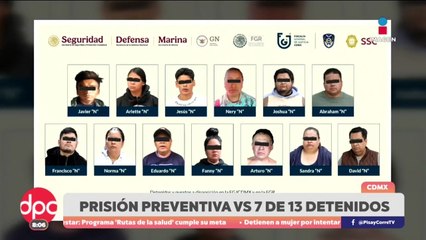 Prisión preventiva a 7 de 13 detenidos por muerte de Ximena y José | DPC