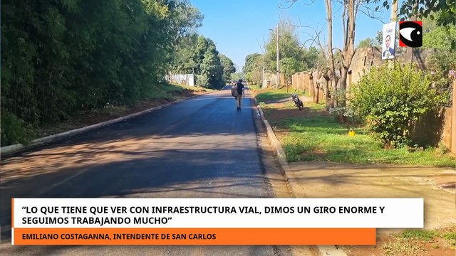 Lo que tiene que ver con infraestructura vial dimos un giro enorme y seguimos trabajando