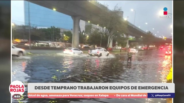 Lluvias intensas provocan encharcamientos en CDMX | DPC con Paola Rojas