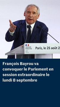 François Bayrou engagera la responsabilité du gouvernement le 8 septembre