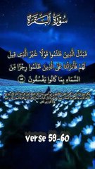 surah baqrah verse 59-60 #surah #baqrah #holyquran #recitation #duet #islamictext #alquran #shorts