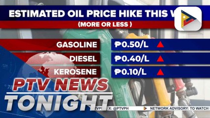 Gasoline, diesel prices to go up tomorrow