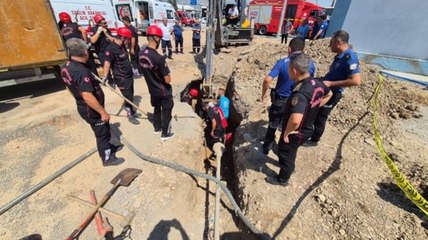 Kahramanmaraş’ta altyapı çalışmasında göçük oldu