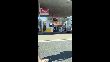 Fire at a petrol station in Lingfield