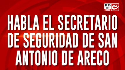 Muerte y misterio: habla el secretario de Seguridad de San Antonio de Areco