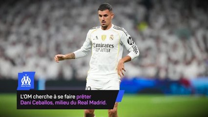 Marseille - Ceballos, du Real à l'OM en prêt ?
