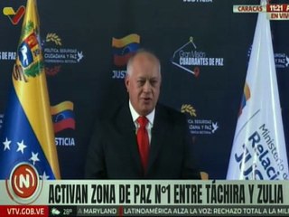 Vpdte. Sec. Cabello: El pueblo es parte fundamental de la lucha contra el narcotráfico