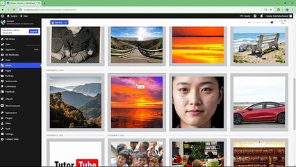 Wordpress.com - Lesson 140 - Accessing and Browsing your Media Library