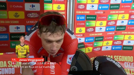 La Vuelta 2025 - Jonas Vingegaard : "David Gaudu nous a fait l'intérieur, un mouvement assez fou"