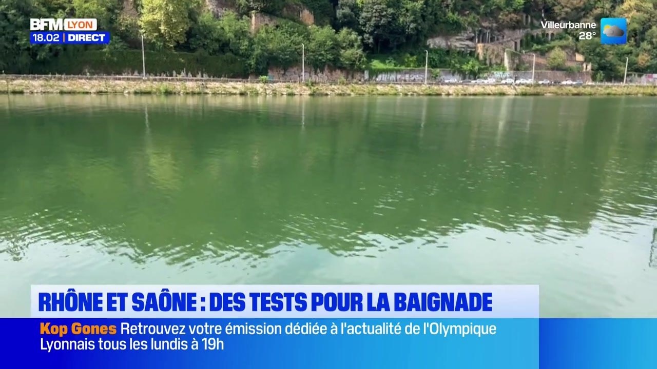 Le journal de 18h du lundi 25 août - Rhône et Saône : des tests pour la baignade