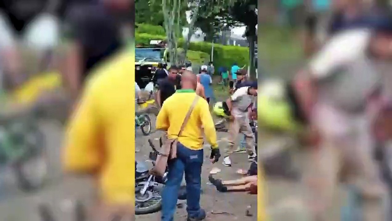 Colombia: Ataque con un camión bomba