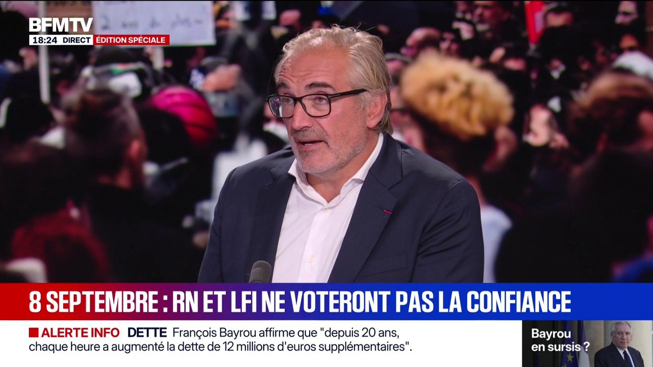 Vote de confiance du 8 septembre: "François Bayrou a pris ses responsabilités", estime Arnaud Péricard, porte-parole d'Horizons