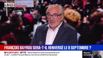 Vote de confiance du 8 septembre: "La réalité du pays c'est le surendettement", souligne Arnaud Péricard, porte-parole d'Horizons