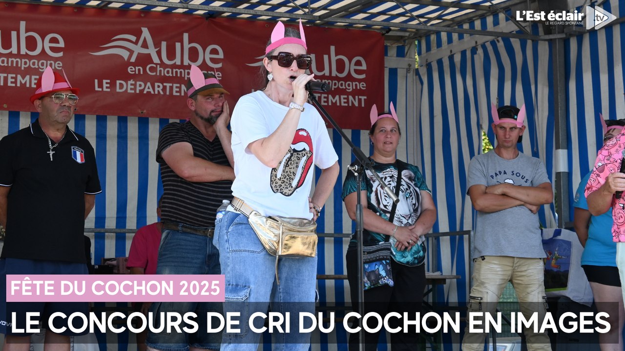 Le concours de cri du cochon organisé lors de la Fête du cochon 2025 en images
