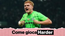 Milan, chi è e come gioca Harder: spalle larghe, sinistro potente e quell'esultanza...