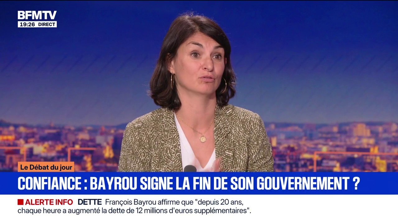 Vote de confiance du 8 septembre: "Le seul vote responsable, c'est de faire en sorte que l'on change de politique", pointe Aurélie Trouvé, députée LFI de Seine-Saint-Denis