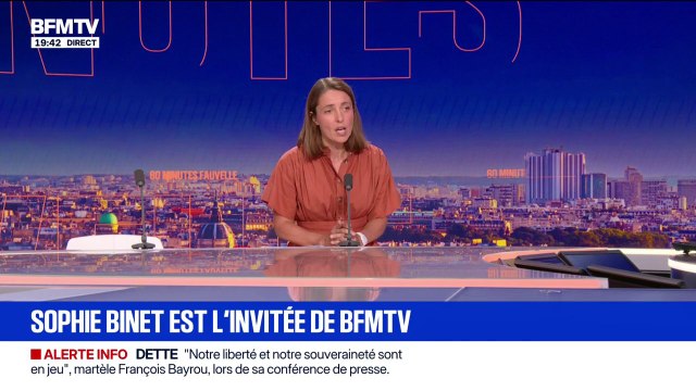 Vote de confiance du 8 septembre: Ce qui nous intéresse ce n'est pas son avenir à lui mais notre avenir à nous , lance Sophie Binet secrétaire générale de la CGT