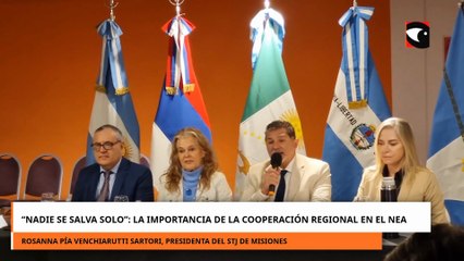 Venchiarutti Sartori destacó la importancia de la cooperación regional en el NEA