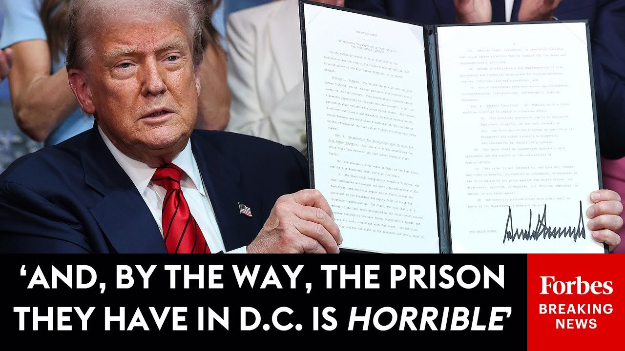Trump Signs D.C.-Specific Executive Order To End Cashless Bail & House Defendants In Federal Jail