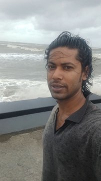 Bey pore Sea beach, Arabian wave, Kerala, India