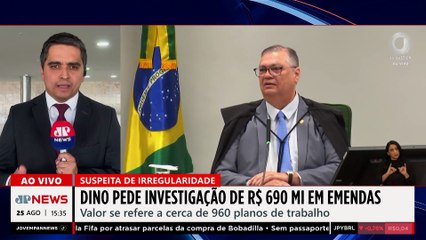Flávio Dino pede que PF investigue R$ 690 milhões em emendas suspeitas | TEMPO REAL