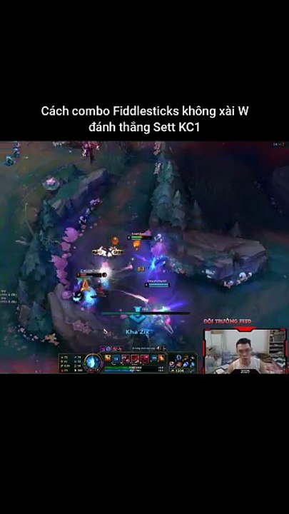 Cách combo Fiddlesticks không xài W đánh thắng Sett KC1 #fiddlesticks #sett #lienminhhuyenthoai #leagueoflegends #knightriseky