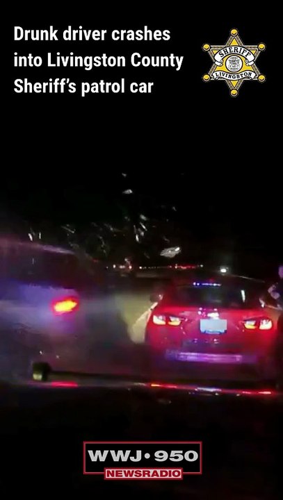 Drunk driver crashes into Livingston County Sheriff’s vehicle