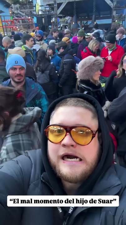 Se viralizó un polémico video del hijo de Adrián Suar en la nieve: "Re duro"