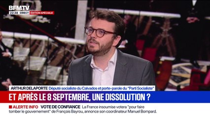 François Bayrou: "Je ne vois pas pourquoi on lui accorderait notre confiance", déclare Arthur Delaporte, député socialiste