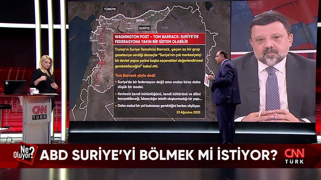 ABD'nin gizli planı bölünmüş Suriye mi? Erdoğan 'Kılıç' dedi, harekat yakın mı? Kayyum mu, Kılıçdaroğlu mu, Özel mi? Ne Oluyor?'da ele alındı
