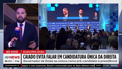 Eleições 2026: Caiado evita falar em candidatura única da direita