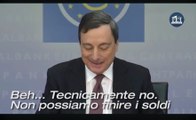Mario Draghi, la BCE non può finire i soldi