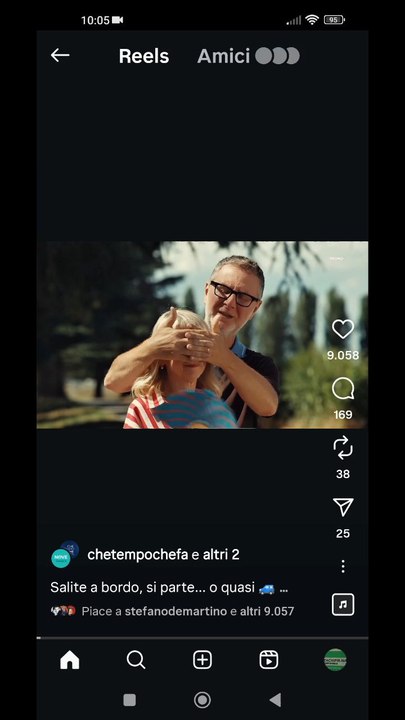 fabio Fazio e Luciana lettizetto nuovo spot per che tempo che fa