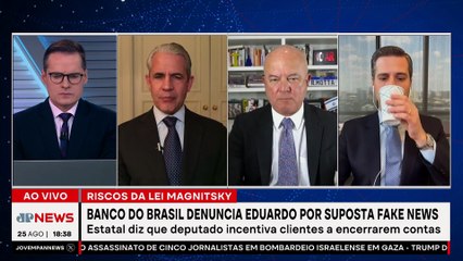 Banco do Brasil denuncia Eduardo Bolsonaro à PGR por suposta fake news sobre Lei Magnitsky