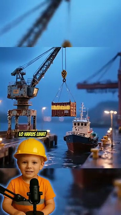 “Miniatur Pelabuhan, Kapal + Crane Mini Bikin Ngiler!”