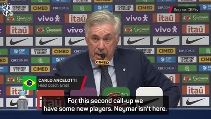 Ancelotti explains Neymar's continued Brazil exclusion