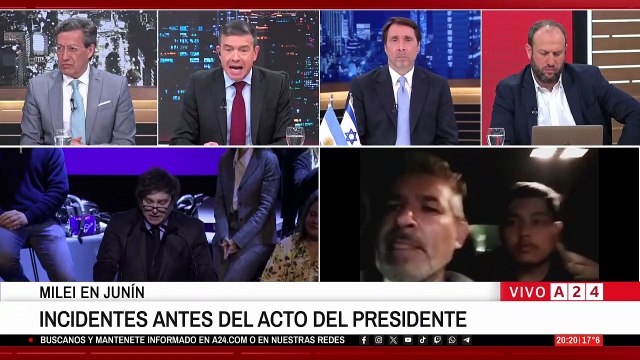 El testimonio de dos militantes de LLA que denunciaron agresiones en la entrada al acto de Junín