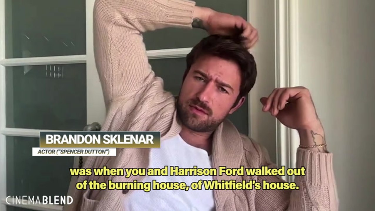 I Asked Brandon Sklenar What It Was Like Walking Out Of A Burning Building With Harrison Ford, I Can See Why He Compared It To Die Hard & John Wick
