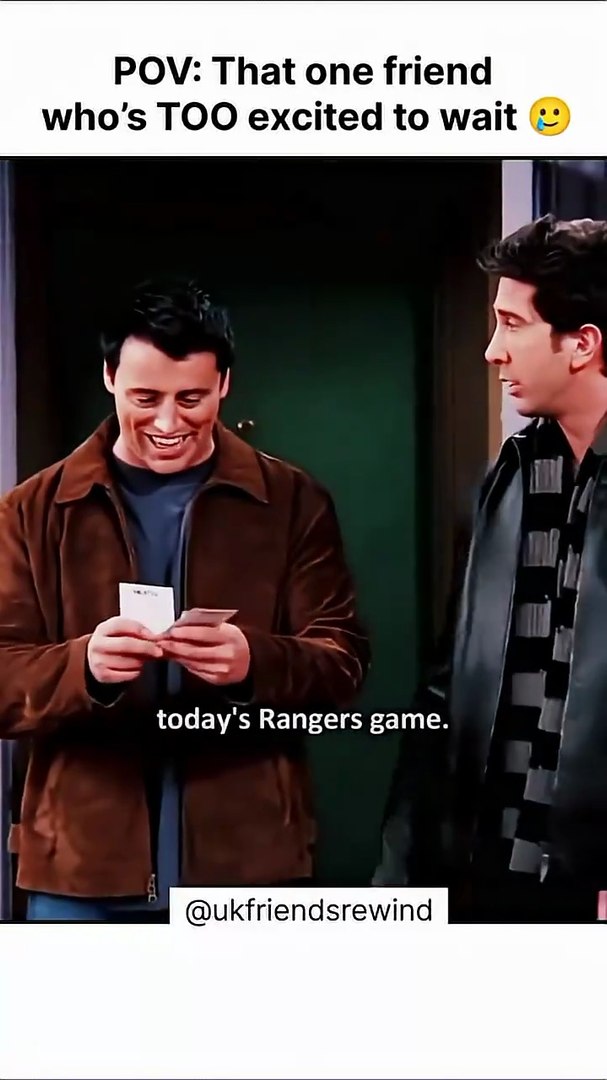 That look Ross gives 😂