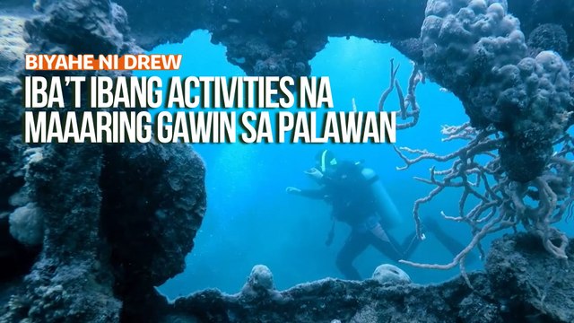 Iba’t ibang activities na maaaring gawin sa Palawan | Biyahe ni Drew