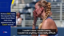 Kvitova surprised herself with emotions following retirement