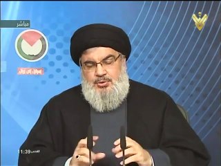 20150728 كلمة السيد حسن نصر الله في مؤتمر الإتحاد العالمي لعلماء المقاومة