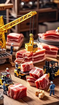 Make a dish of braised pork in brown sauce