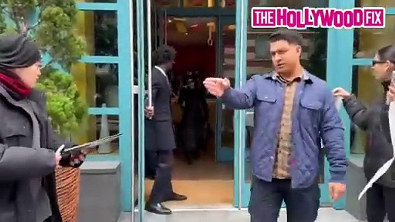 Lady Gaga Greets Fans with Autographs Outside Her NYC Hotel