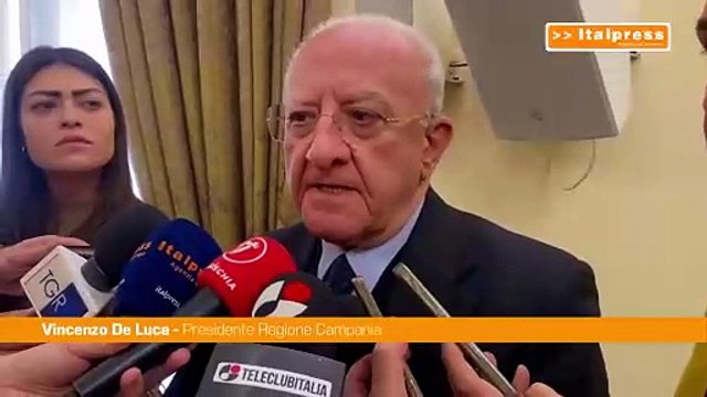 UE, De Luca Deviare i fondi sul riarmo sarebbe tragedia per il Sud