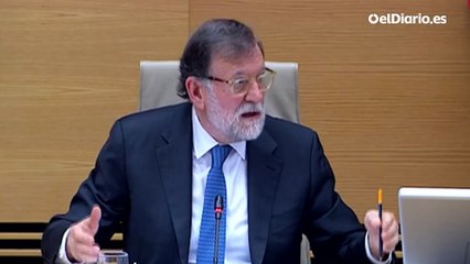 Rajoy llama "faltón" y "mentiroso" al portavoz del PSOE en la comisión de la Operación Cataluña